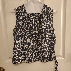 Talbots petites floral top women's 12